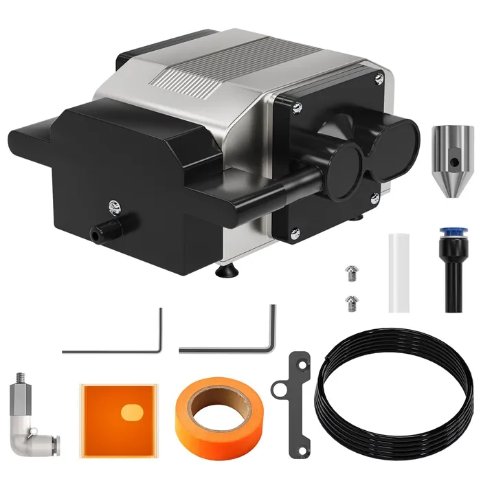 xTool Pro Air Assist Set for Laser Engraver D1/D1 Pro Low Noise Easy to Install Clean Surface & Smooth Edge